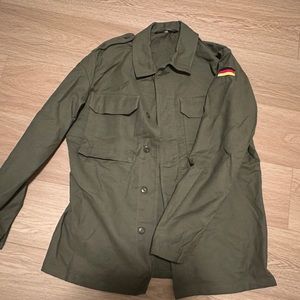 German army shirt jacket moleskin